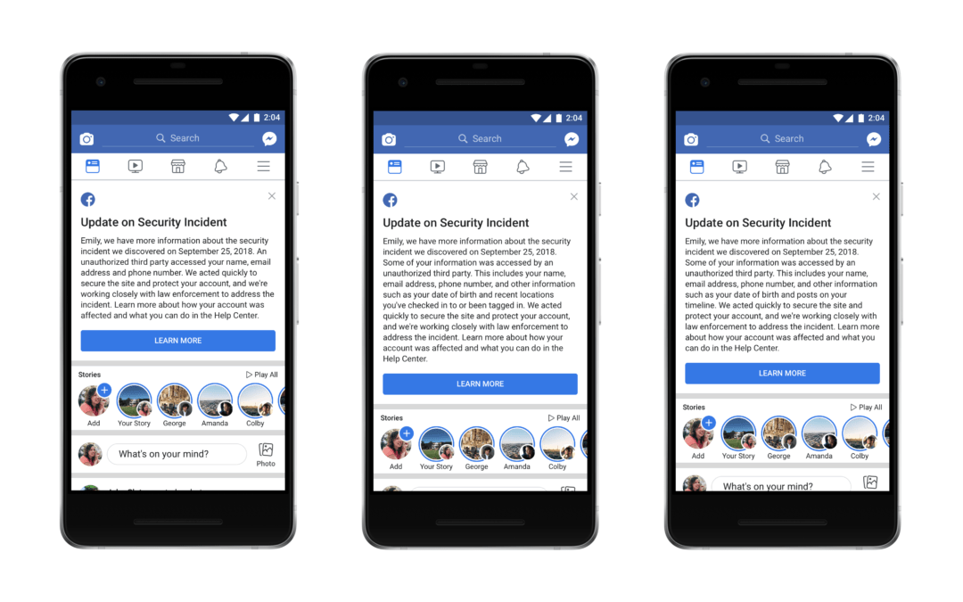Nuevos detalles han surgido en el ataque de datos de Facebook. Aquí está lo que necesitas saber.
 – Veeme Media Marketing